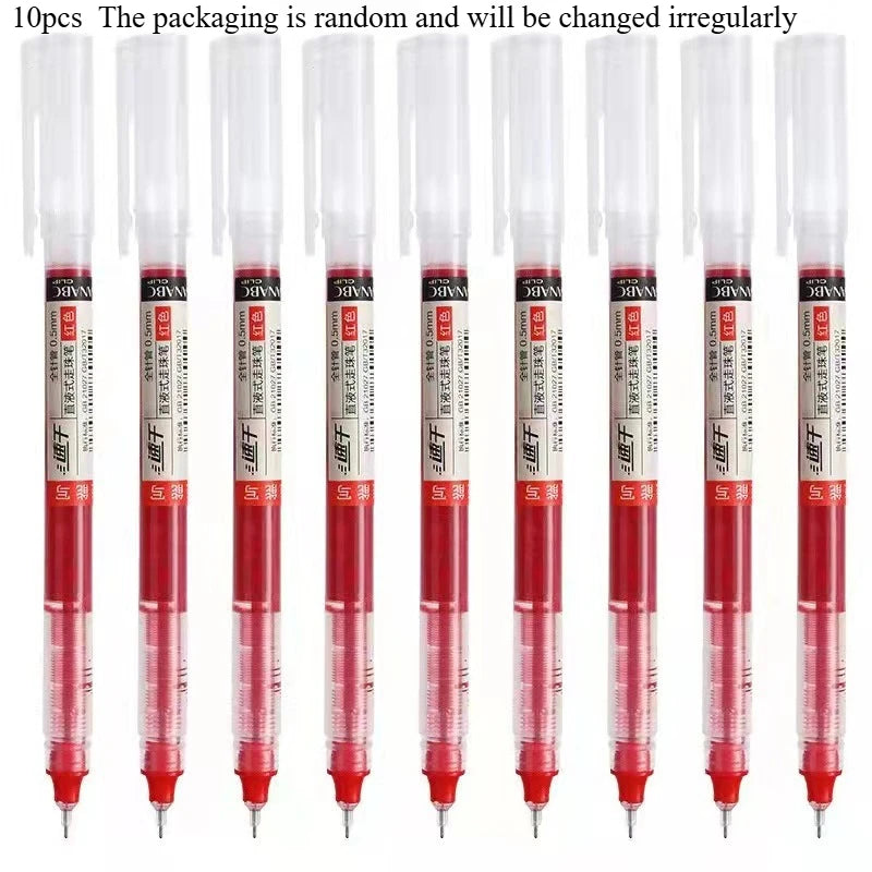 30-Pack Quick-Dry Gel Pens 0.5mm | Smooth Fast-Drying Ink Gel Pen Set Richie's Red 10pcs
