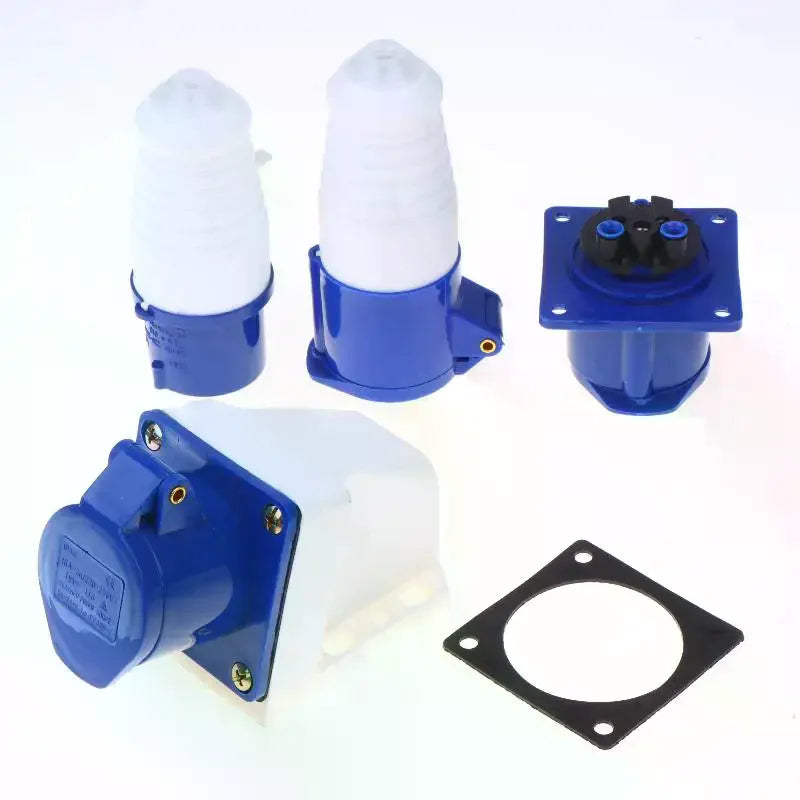 220V 16A IP44 Waterproof Industrial Plug & Socket Connector Industrial Power Connector Richie's