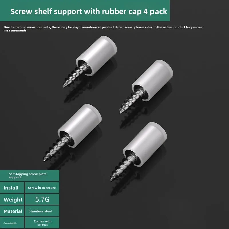 Self-Tapping Shelf Support Screws M3×4 for Cabinets & Wardrobes Self-Tapping Screws Richie's 4pcs