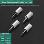 Self-Tapping Shelf Support Screws M3×4 for Cabinets & Wardrobes Self-Tapping Screws Richie's 4pcs