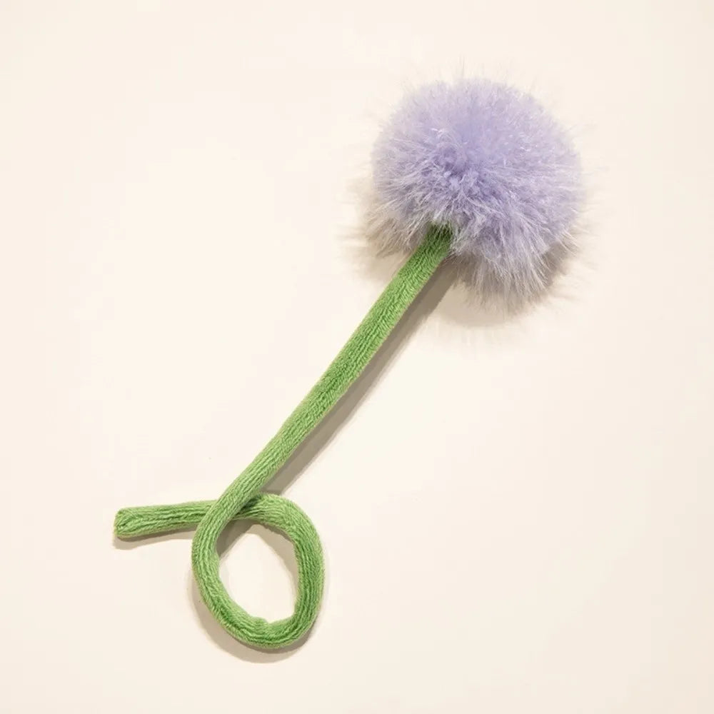 Handmade Felt Flower Bendable Wire Stem Artificial Bouquet