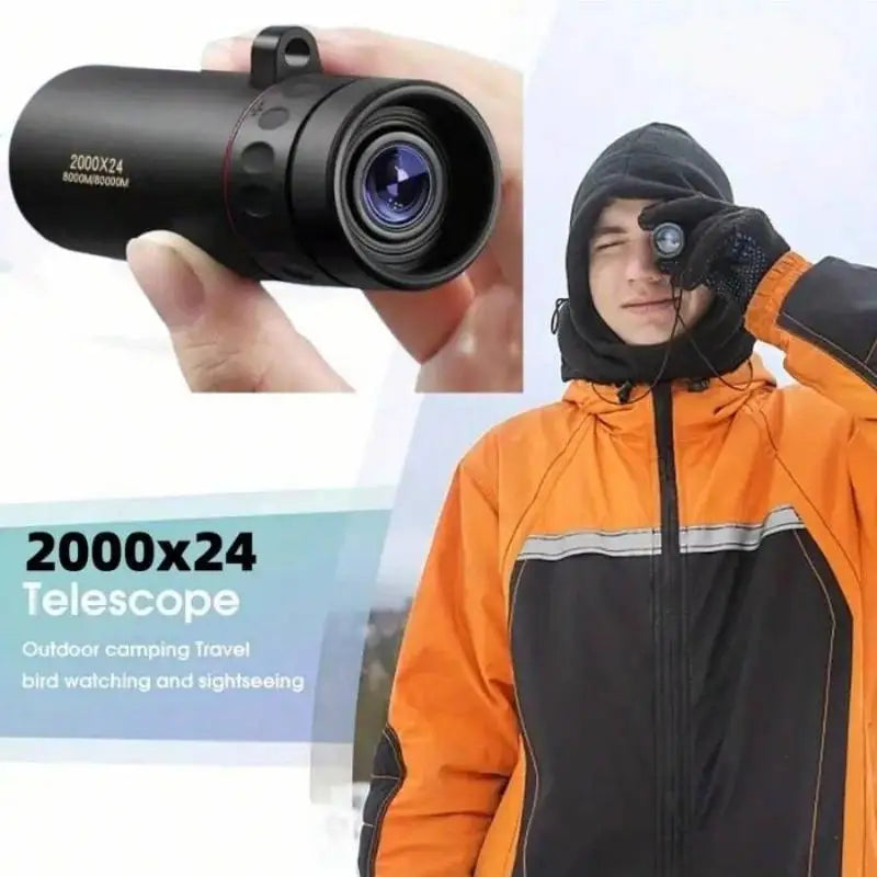 HD Monocular Pocket Night Vision Telescope – Hunting & Camping Night Vision Monocular Richie's B-2000x25