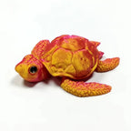 3D Printed Turtle Ornament – Colorful PLA Desktop Statue 8.5cm Desktop Figurine Richie's