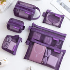 6-Pack Transparent Mesh Coin Purse Set – Travel Organizer Coin Purse Set Richie's