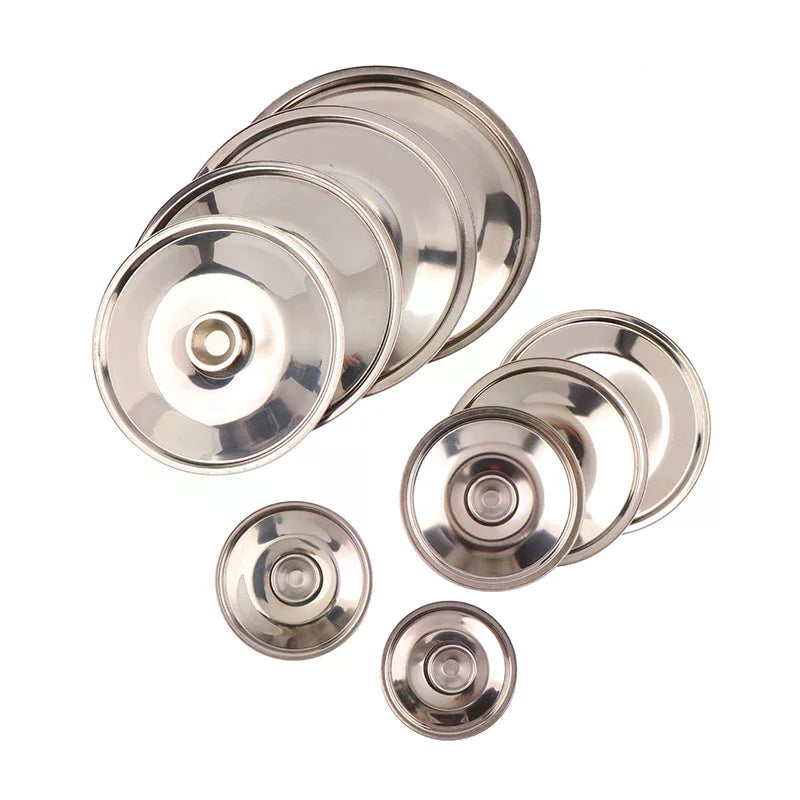 Stainless Steel Round Pot Lid Universal Saucepan Cover 10–24cm Cookware Lid Richie's