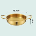 Stainless Steel Hot Pot Dual Handles – Induction Compatible Stainless Steel Pot Richie's B