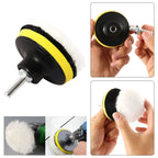 11-Pc 3" Car Polishing Buffing Pad Kit – Drill Attachment Car Polishing Kit Richie's