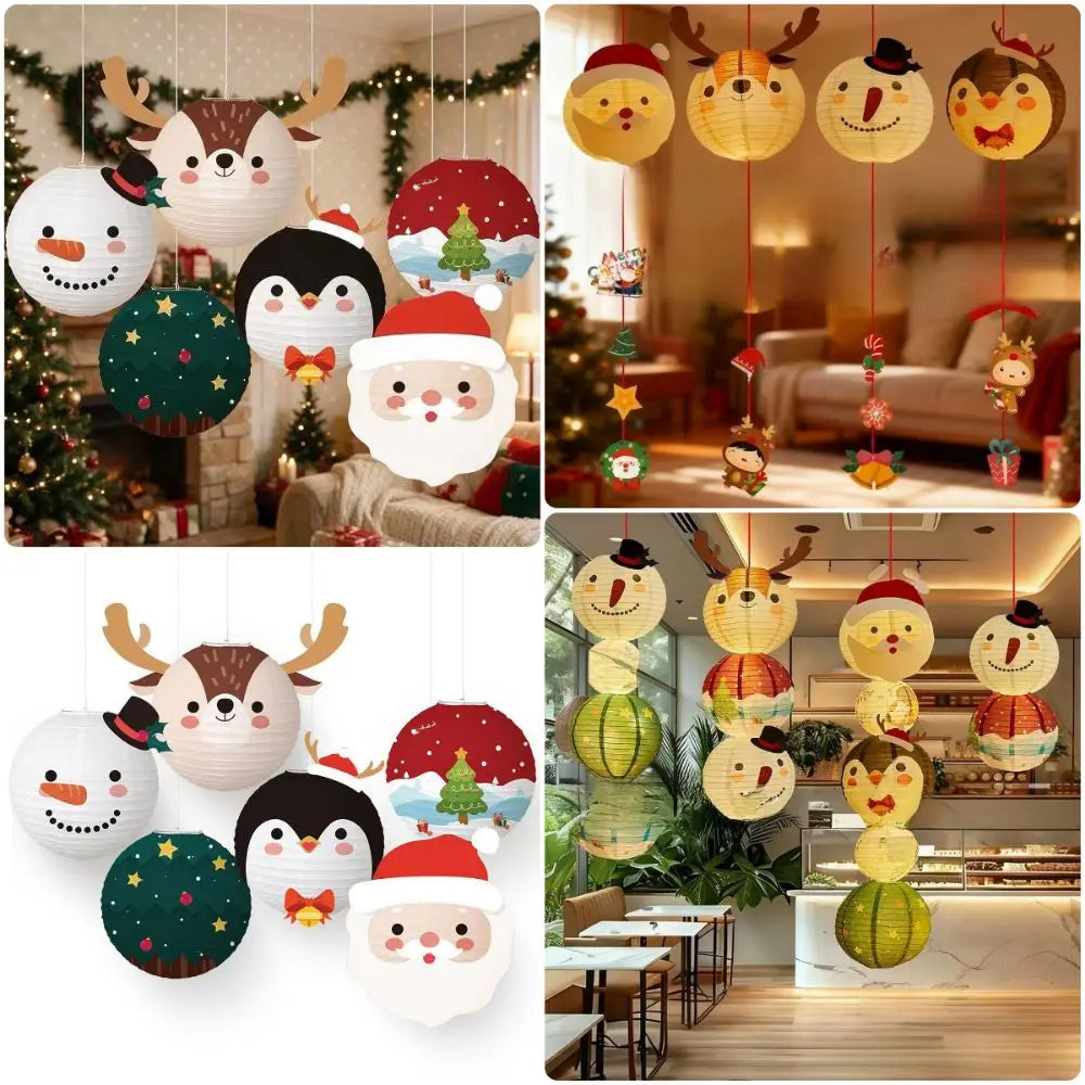 Cartoon Christmas Hanging Lanterns – Deer, Penguin & Santa Christmas Hanging Lantern Richie's