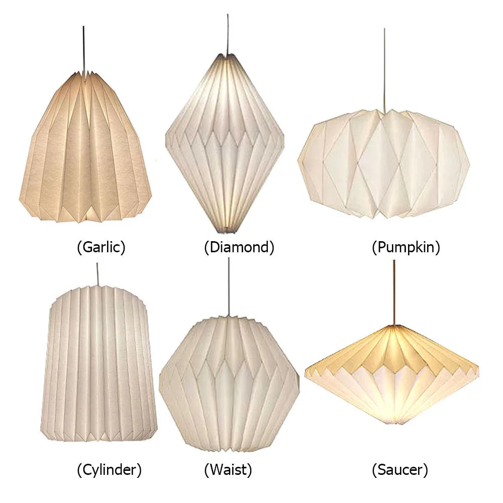 Nordic Origami Pendant Lamp Shade | Folding Chandelier Cover Pendant Lamp Shade Richie's