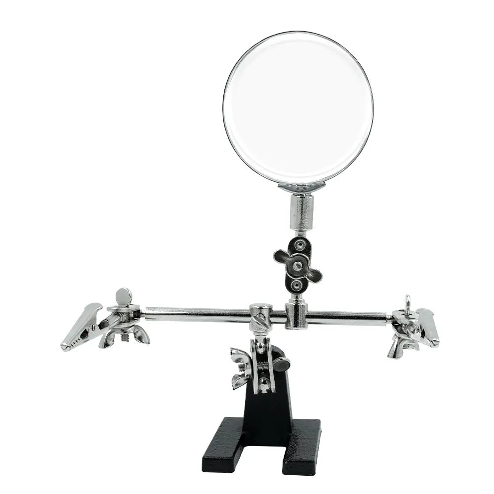 5X Helping Hand Magnifying Glass Stand with Alligator Clips Helping Hand Magnifier Richie's 1pcs