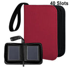 40-Slot PU Leather Card Binder Zipper Album – TCG & Sport Cards Card Storage Binder Richie's A3