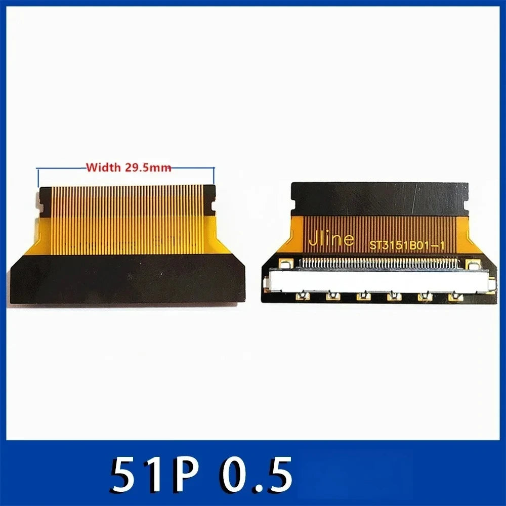 LVDS EDP Adapter Board 30P to FPC 30P/51P Flexible Cable Converter FPC Interface Adapter Richie's 0.5MM 51P 29.5MM