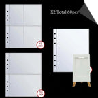 A5 Kpop Photocard Binder Album 30 Pages Loose-Leaf Holder Photocard Binder Album Richie's 60pcs inner