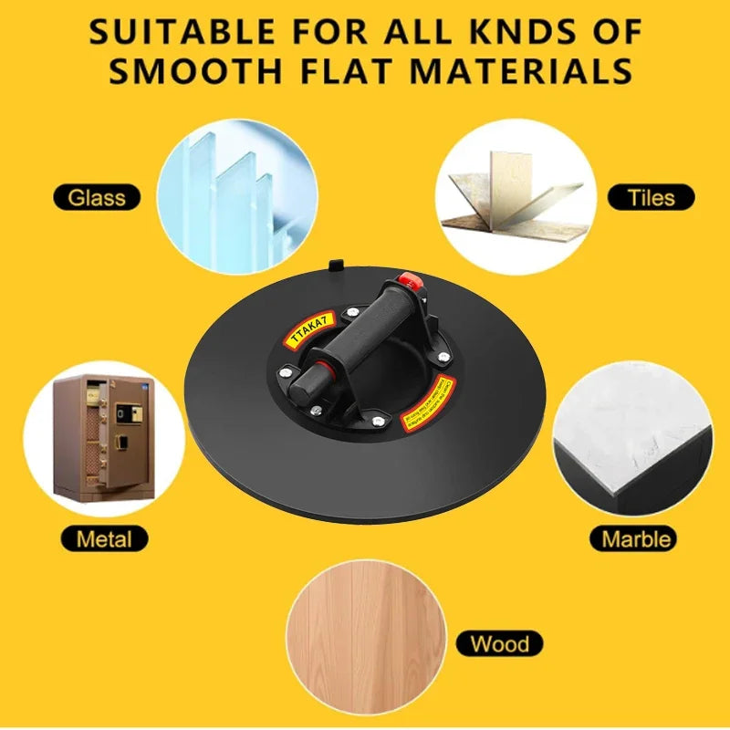 14-Inch Vacuum Suction Cup Lifter – 250kg for Tile & Glass Vacuum Suction Lifter Richie's