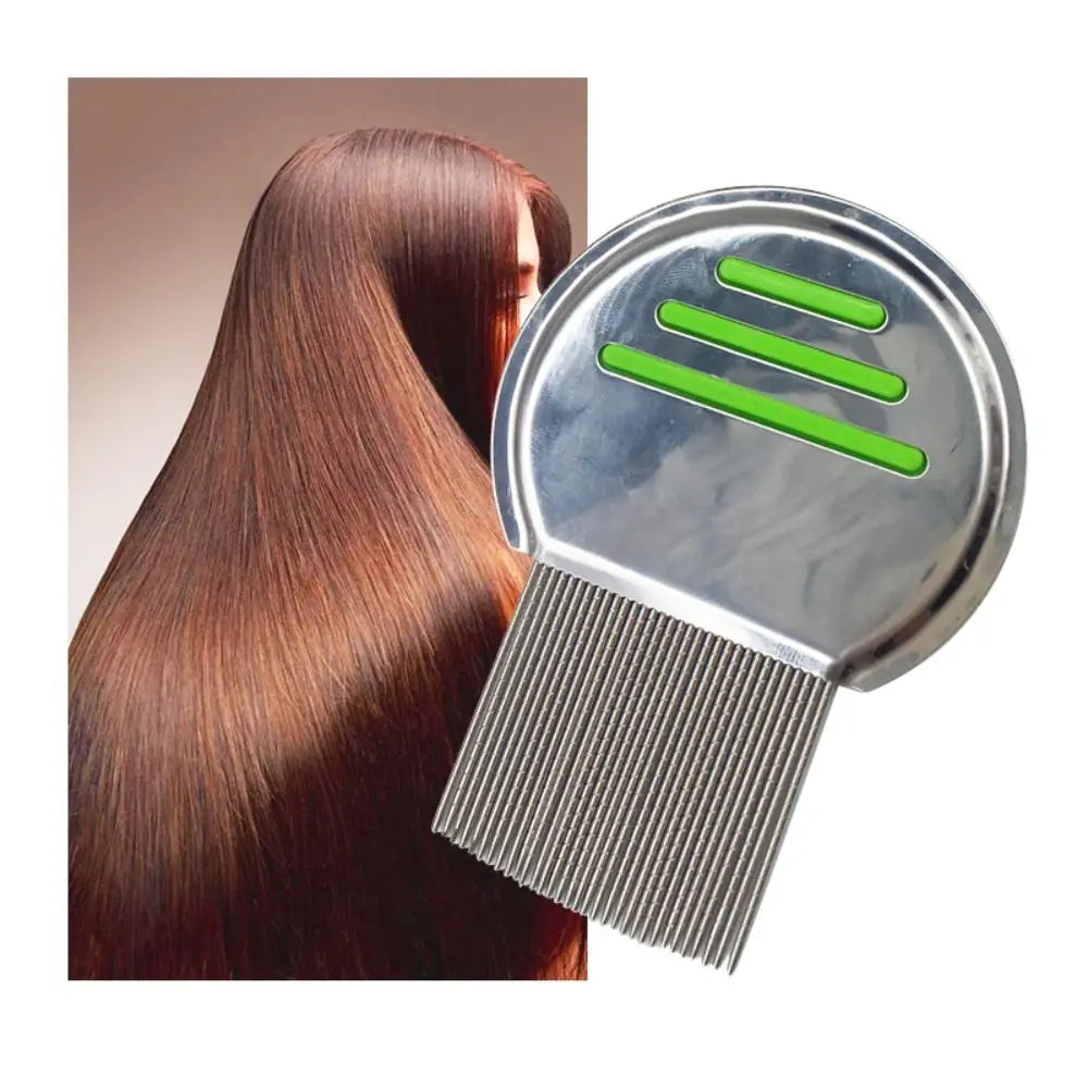 Stainless Steel Lice & Nit Comb – Fine Tooth, Anti-Slip Lice Nit Comb Richie's
