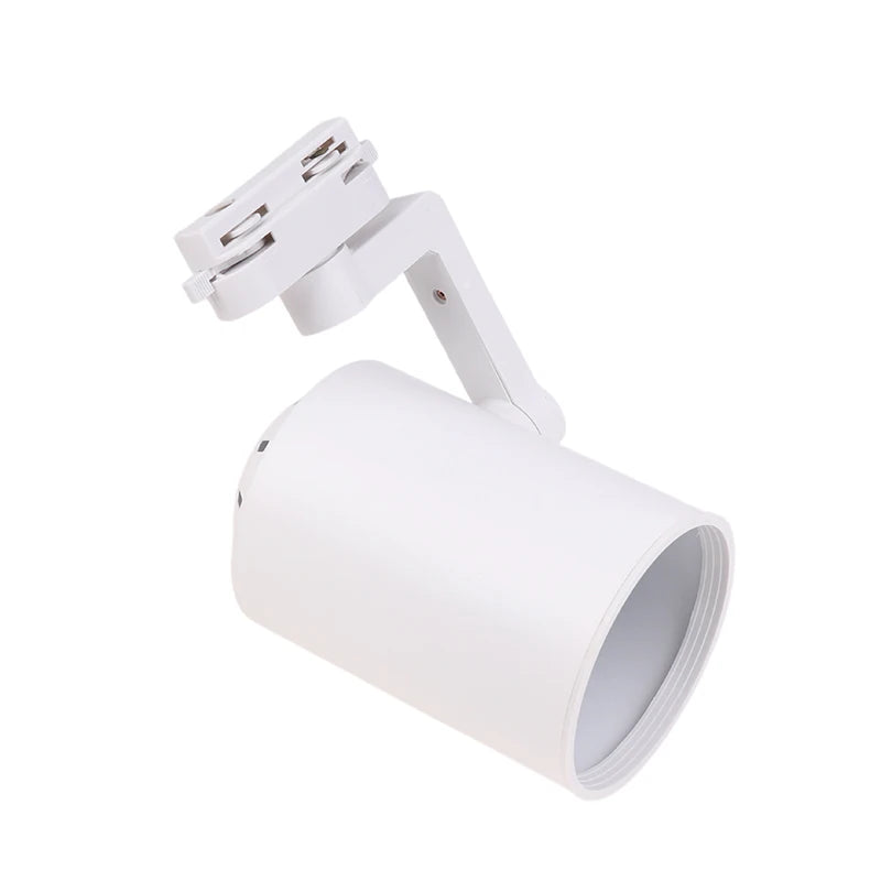 PAR30 E27 Track Light Bracket 2/3 Wire Rail Ceiling Holder Track Light Bracket Richie's Straight tube White