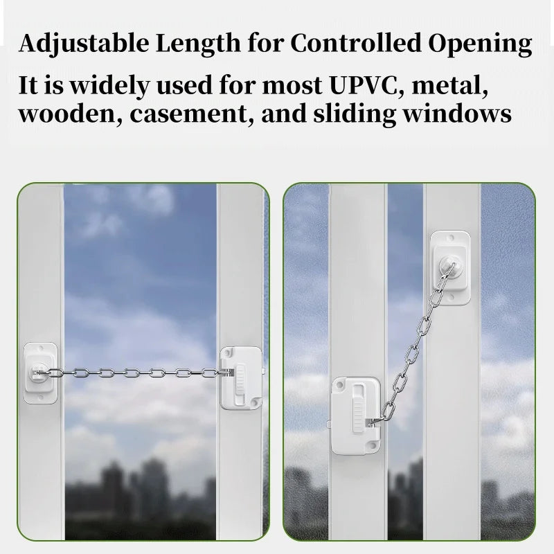 Window Restrictor Child Safety Lock – No-Drill Self-Adhesive Child Safety Lock Richie's