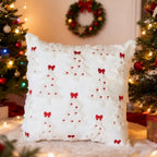 Christmas Tree Embroidered Cushion Cover – Festive Pillow Case Decorative Pillow Cover Richie's 05