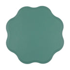 Flower Shaped PVC Placemat – Heat-Resistant & Waterproof Table Placemat Richie's Green 38-38cm