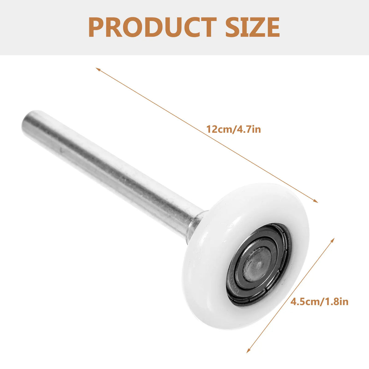 Nylon Ball-Bearing Garage Door Rollers with Stem | Heavy Duty Garage Door Rollers Richie's