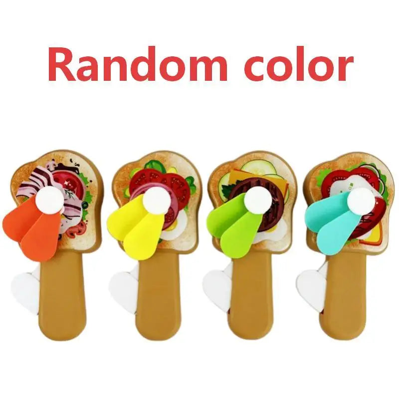 Donut Manual Hand Press Fan – Portable Mini Cooling Fan Manual Cooling Fan Richie's A9-1pc random