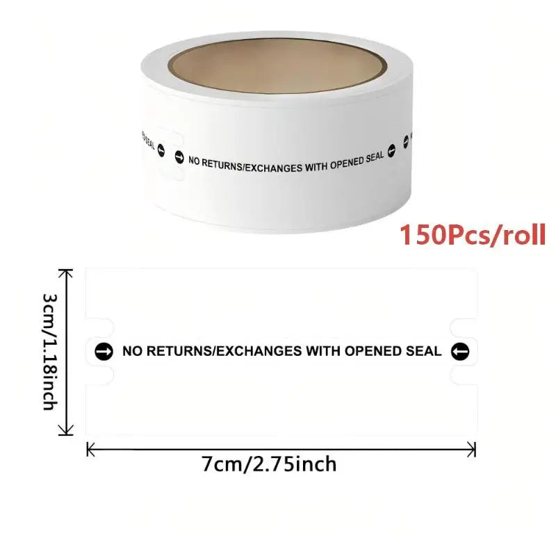 Tamper Evident Sealing Stickers 100/150Pcs – Kraft Security Labels Security Sealing Labels Richie's A3