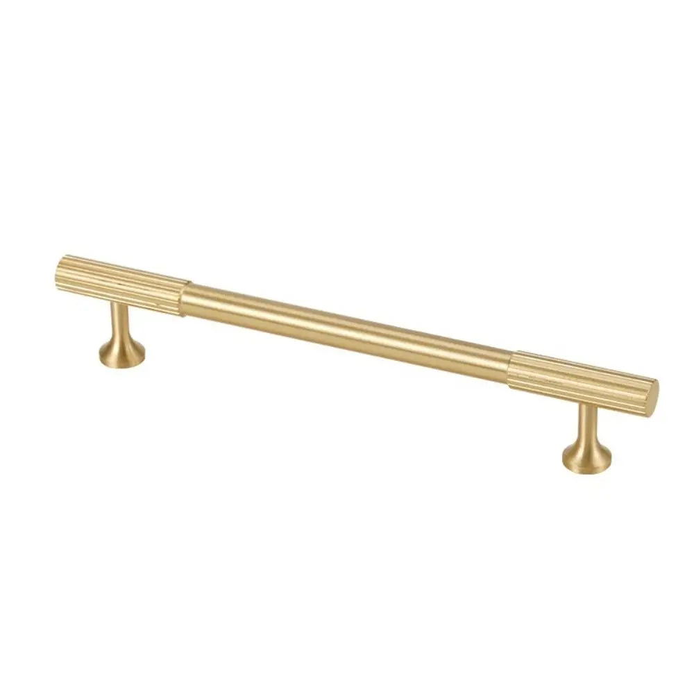 Solid Brass Cabinet Handles Vertical Fluting Drawer Pulls Cabinet Drawer Pulls Richie's