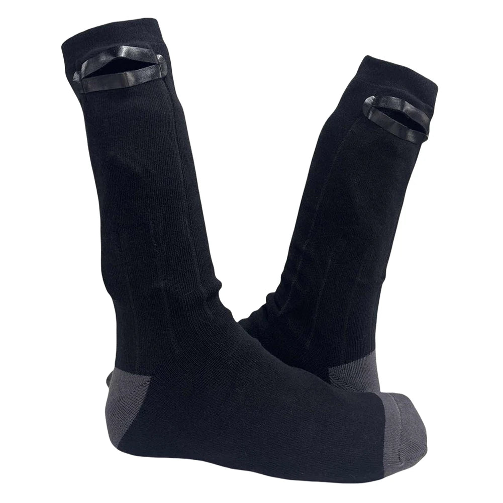 APWIKOGER Unisex Rechargeable Electric Heated Socks | Winter Electric Heated Socks Richie's Black