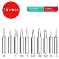 900M-T Pure Copper Soldering Iron Tips Set – 5 or 10 Pcs Soldering Iron Tips Richie's 10PCS