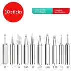 900M-T Pure Copper Soldering Iron Tips Set – 5 or 10 Pcs Soldering Iron Tips Richie's 10PCS