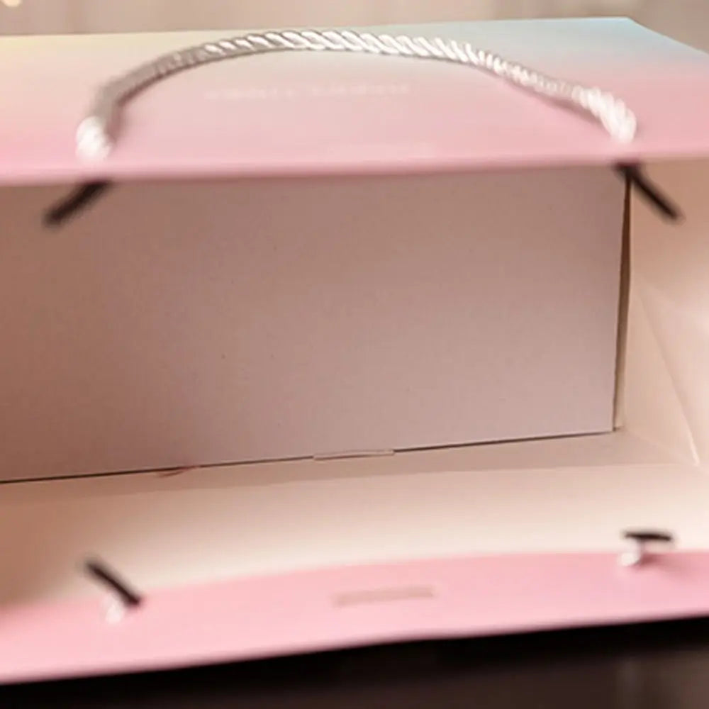 Pink Paper Gift Bags with Handles & Bow Ribbon | Party Favor Paper Gift Bags Richie's