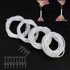 Curtain Spring Wire 2–6M with Hooks & Eyes | Easy Wall Hanging Curtain Wire Kit Richie's