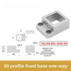 3030/4040 Aluminum Profile Fixed Base Connector Support Block Profile Connector Block Richie's 3030-unidirectional