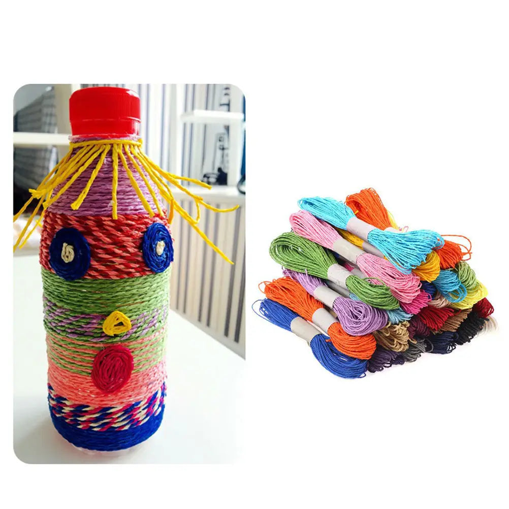 12Pcs Colorful Braided Paper Rope Twine for Gift Wrapping & DIY Craft Twine Set Richie's