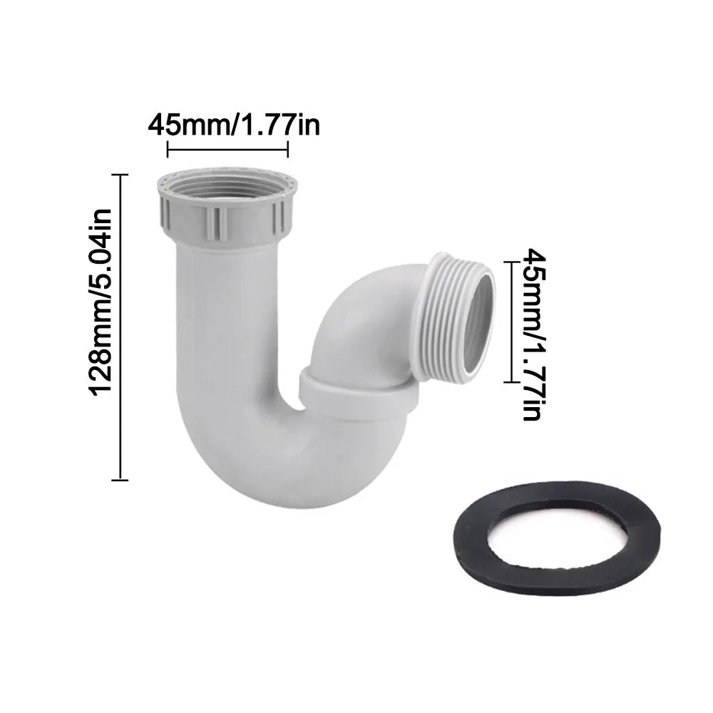 Kitchen Sink Drain Connector Threaded Nut Sealing Gasket Adapter Drain Pipe Adapter Richie's Type--A