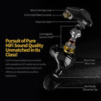 KZ ZVX Pro Wired IEM Earphones HiFi Dual Driver Bass Gaming Wired IEM Earphones Richie's