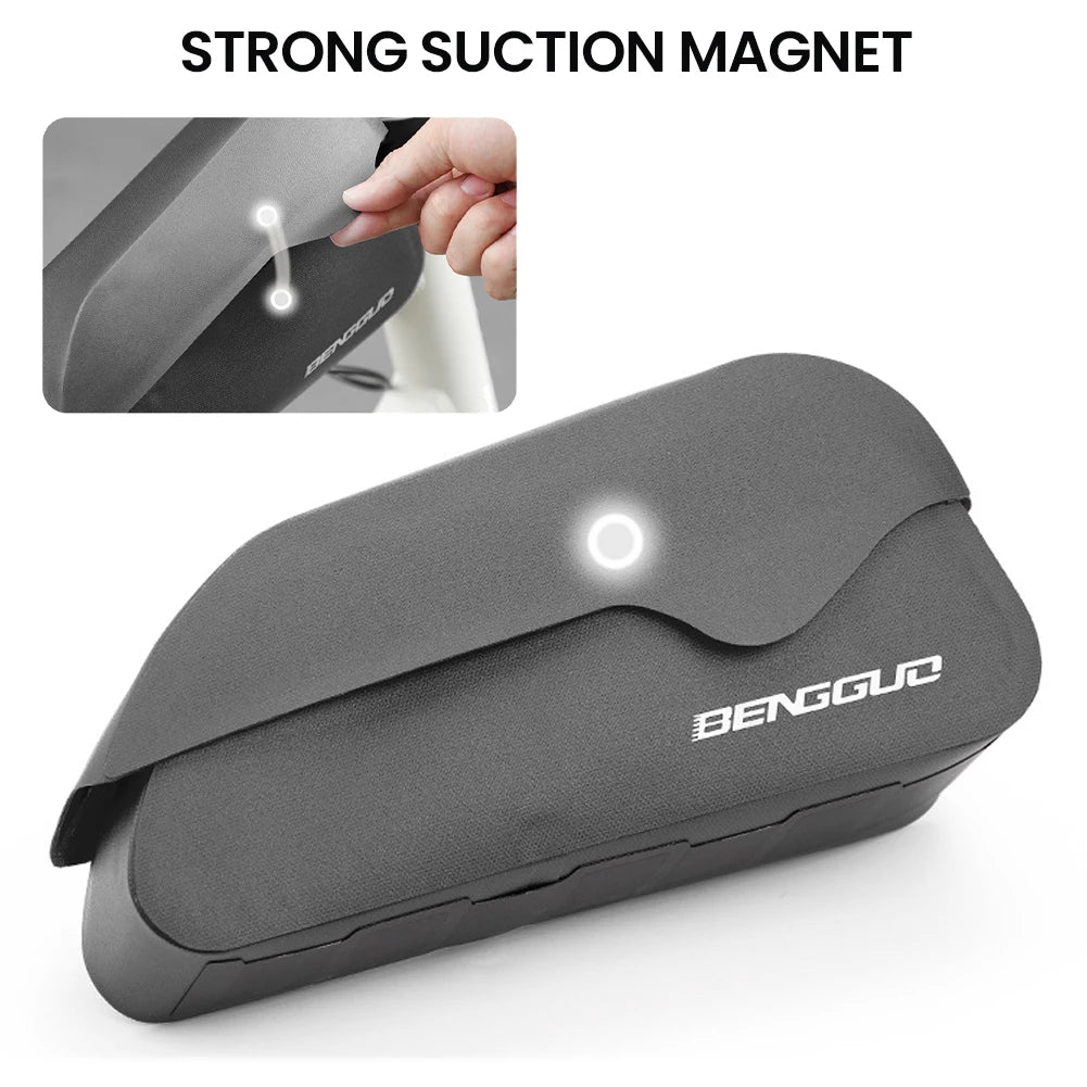 Waterproof Magnetic Lid Bike Top Tube Frame Bag – MTB & Road Bike Frame Bag Richie's
