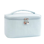 Large PU Travel Cosmetic Bag – Luxury Makeup & Toiletry Organizer Cosmetic Travel Bag Richie's Blue