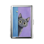 Vintage Metal Card Case – Snap-Close Business Card Holder Metal Card Case Richie's 9