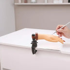 Practice Nail Hand with Desktop Bracket | Mannequin Training Nail Practice Hand Richie's
