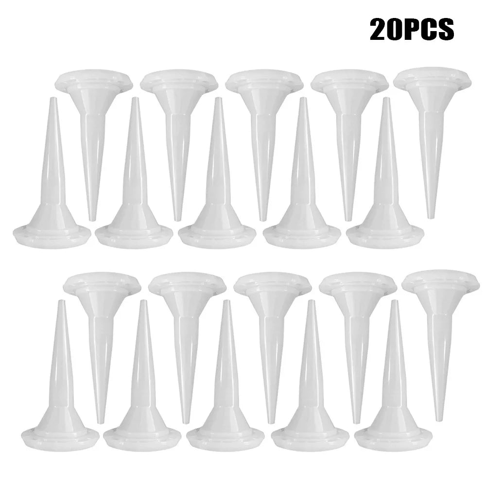 Universal Caulking Gun Nozzles – Plastic Sealant Tips Caulking Gun Nozzles Richie's 20pcs