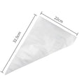 100-Pack Disposable Piping Bags – Leak-Proof BPA-Free Icing Bags Disposable Piping Bags Richie's L