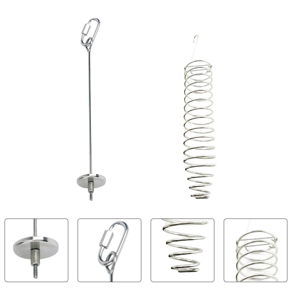 2Pcs Stainless Steel Parrot Fruit Fork Bird Cage Feeder Skewer Bird Cage Feeder Richie's