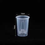 Self-Watering Transparent Plastic Flower Pot – Double Layer Self-Watering Planter Pot Richie's 10CM