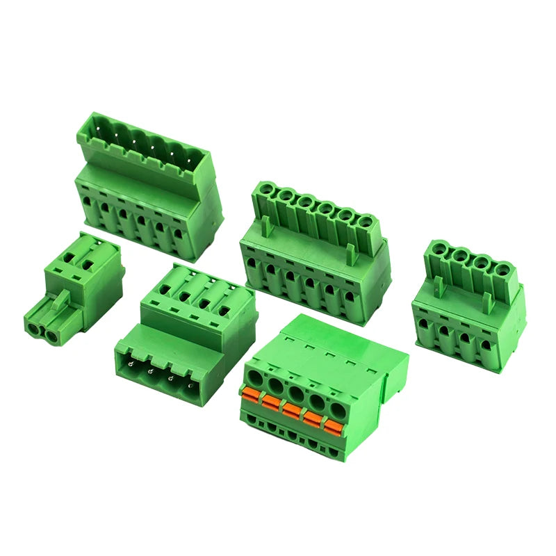Spring-Press Plug-In Terminal Block 5.08mm 2–24P | 2EDGKD Set Terminal Block Connector Richie's