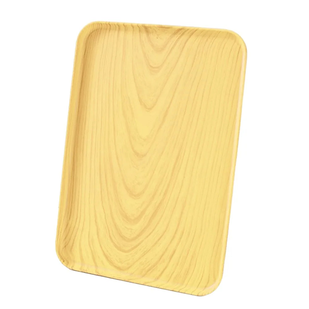 Nordic Plastic Rectangular Storage & Service Tray | 5 Sizes Serving Tray Richie's Light Color 38X27cm