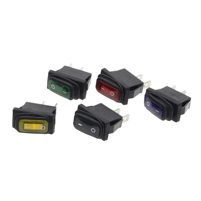 KCD3 Waterproof Rocker Switch 2-Pin ON-OFF 15A 250VAC Rocker Switch Richie's