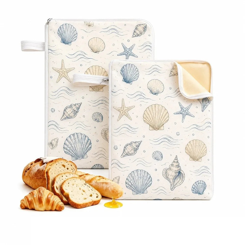 Reusable Beeswax Bread Bag – Organic Linen Sourdough Storage Bread Storage Bag Richie's 4