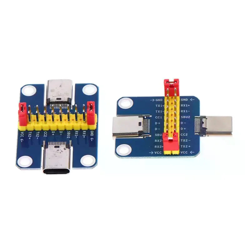 USB 3.1 Type-C Male to Female PCB Adapter 2.54mm Connector PCB Adapter Board Richie's