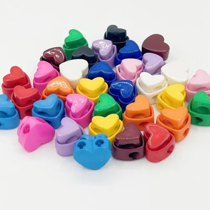 Heart-Shaped Knitting Needle Stoppers 5 Pcs – Colorful Tip Caps Knitting Accessories Richie's